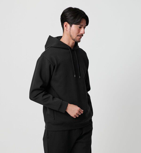 BEAUTY&YOUTH UNITED ARROWS「【WEB限定 WARDROBE SMART】ダブルニット  スウェット パーカー/セットアップ対応」|パーカー|