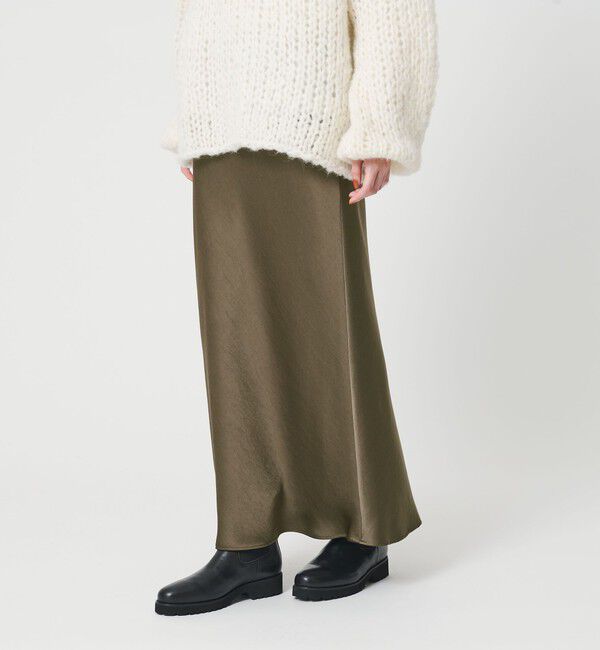 BEAUTY&YOUTH UNITED ARROWS「ポリエステルサテン マーメイドフレアスカート」|スカート|