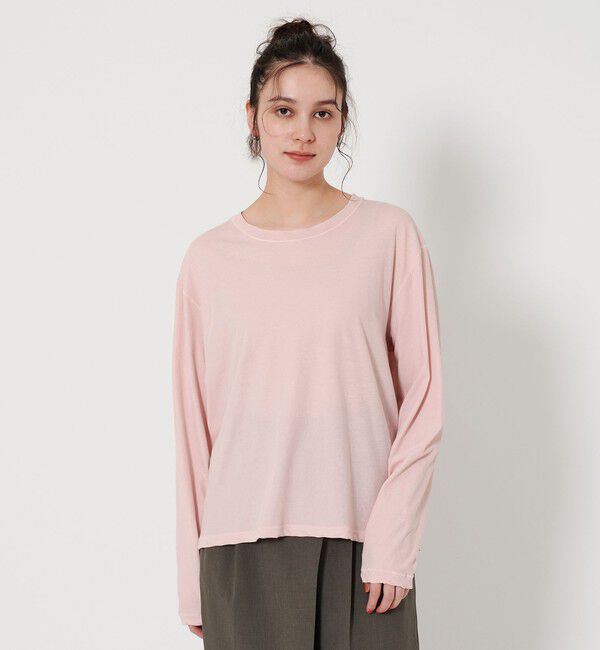 BEAUTY&YOUTH UNITED ARROWS「コットン ルーズ ロングスリーブ Tシャツ」|Tシャツ・カットソー|