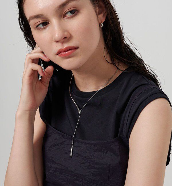 BEAUTY&YOUTH UNITED ARROWS「メタル ユニーク スライドネックレス」|ネックレス|SILVER
