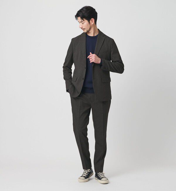 BEAUTY&YOUTH UNITED ARROWS「【WEB限定 WARDROBE SMART】LANATEC セットアップ/背抜きジャケット＆イージーパンツ」|スーツ|