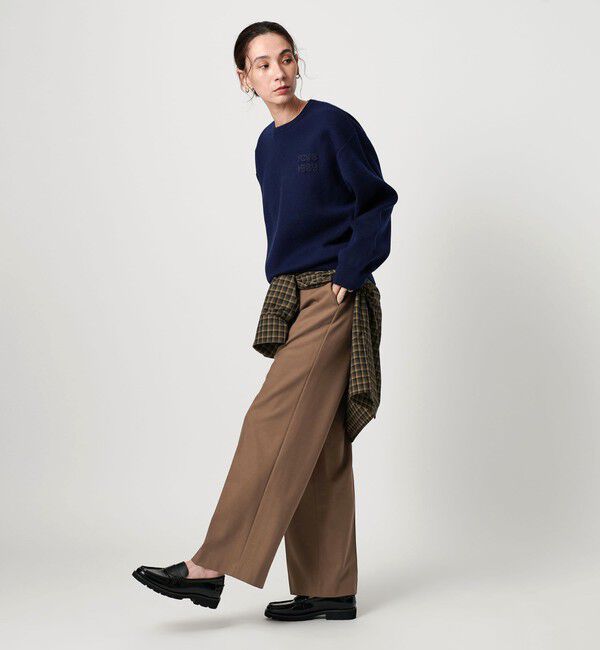 BEAUTY&YOUTH UNITED ARROWS「裏起毛バックゴム ストレートパンツ ウォッシャブル」|スラックス|