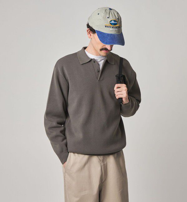 STEVEN ALAN「＜Steven Alan＞ T/C ミラノリブ ポロカラー ニット」|ニット・セーター|