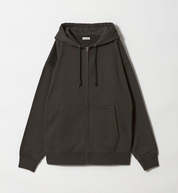 STEVEN ALAN「＜Steven Alan＞ ウラケ ジップ フーデイー」|パーカー|DK.GRAY