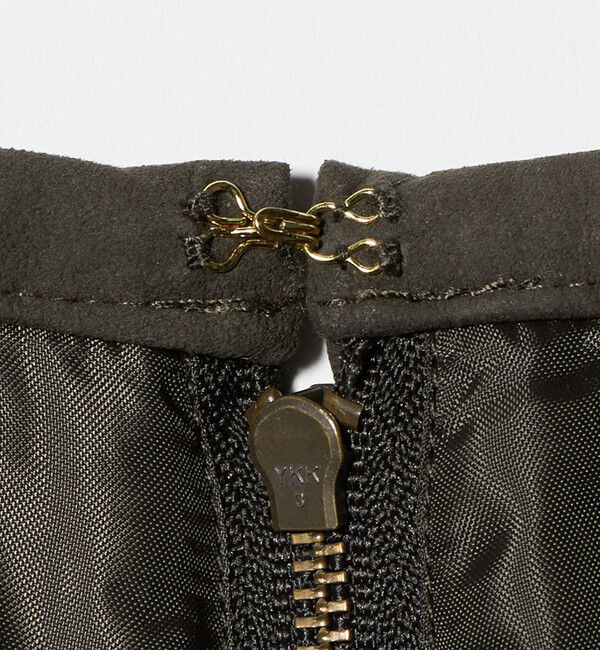 ATTISESSION「＜ATTISESSION＞スエードライク フリンジ スカート」|スカート|