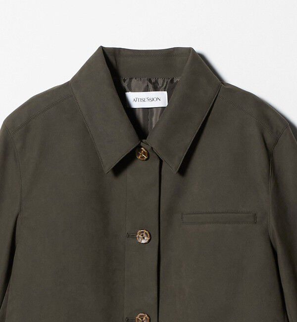 ATTISESSION「＜ATTISESSION＞スエードライク 3ポケット ジャケット」|テーラードジャケット|