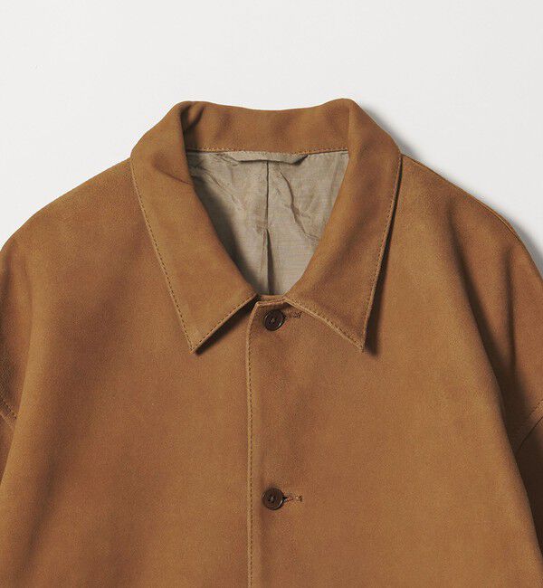 STEVEN ALAN「＜Steven Alan＞ ゴート スエード レザー カバーオール」|ブルゾン・スタジャン|