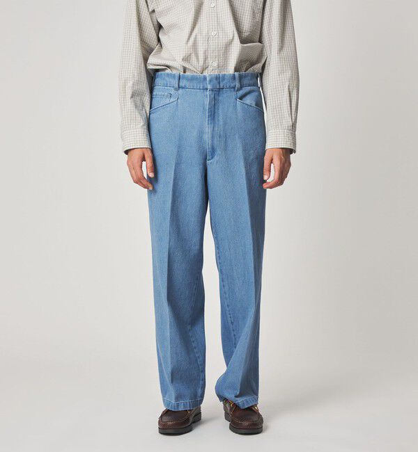 STEVEN ALAN「＜Steven Alan＞ デニム Lポケット スラックス」|デニム|