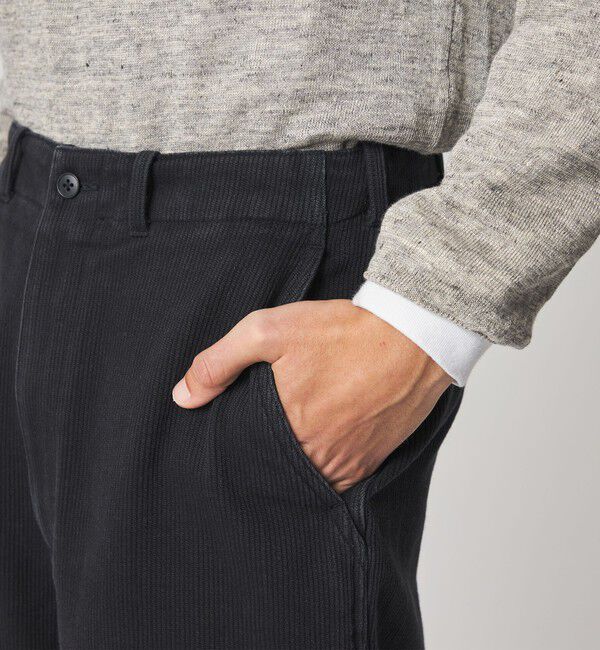 STEVEN ALAN「＜Steven Alan＞ ピケ アーミー ノープリーツ トラウザーズII」|チノ|