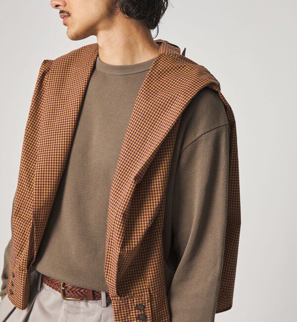 STEVEN ALAN「＜Steven Alan＞ ラダー サーマル クルーネック カットソー NARROW」|Tシャツ・カットソー|