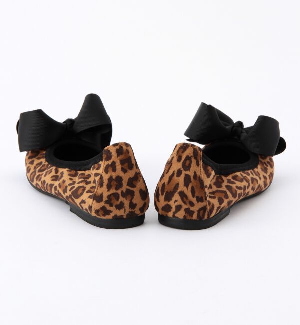 Ray BEAMS 「SEPTEMBER MOON / リボン バレエシューズ レオパード」|その他|