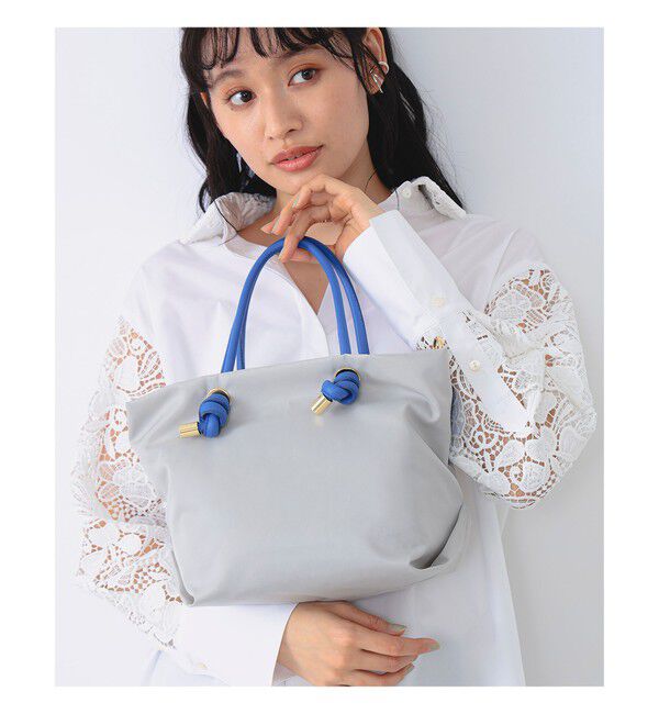 Demi-Luxe BEAMS 「VIOLAd&rsquo;ORO / BIANCA ナイロン トートバッグ S」|トートバッグ|別GREY&times;COBALT