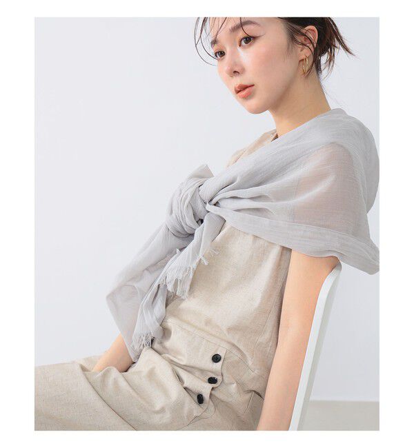 Demi-Luxe BEAMS 「Demi-Luxe BEAMS / コンパクトコットン ストール」|ストール|