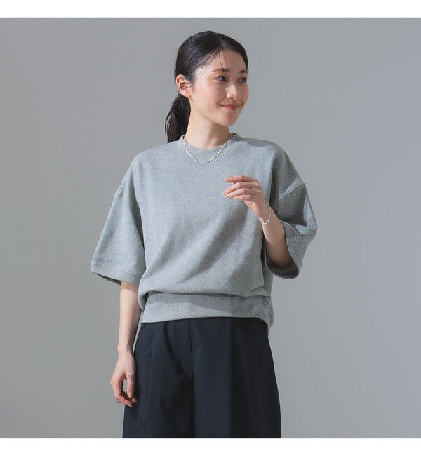 Demi-Luxe BEAMS 「【別注】SLOANE / 裏毛 半袖 スウェット」|スウェット・ジャージ|GREY