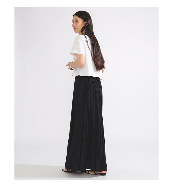 Demi-Luxe BEAMS 「モックネック ショート Tシャツ」|Tシャツ・カットソー|