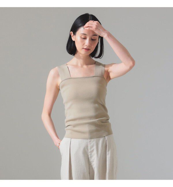 Demi-Luxe BEAMS 「【別注】スタイリスト佐藤佳菜子 &times; SLOANE / ミラノ リブ タンクトップ」|ニット・セーター|