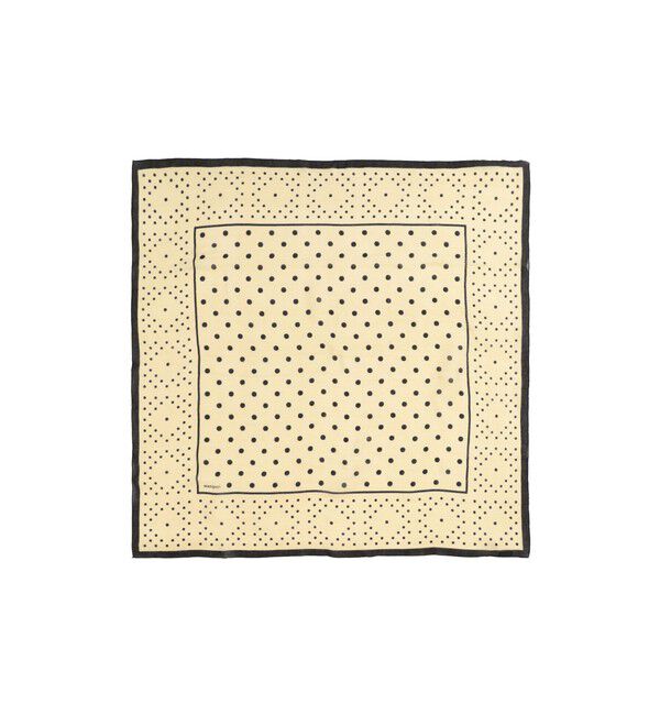 Demi-Luxe BEAMS 「ｍanipuri / ジオメトリック ドット ストール」|ストール|