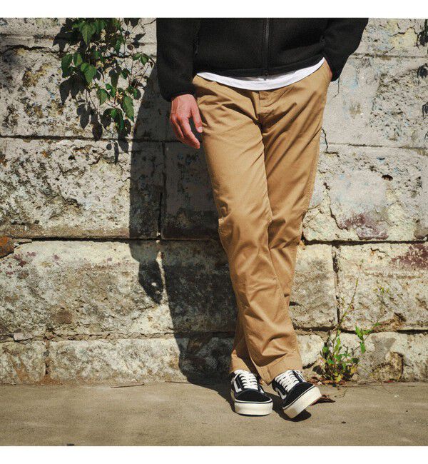 BEAMS「BEAMS / ストレッチテーパードチノ」|その他|BEIGE