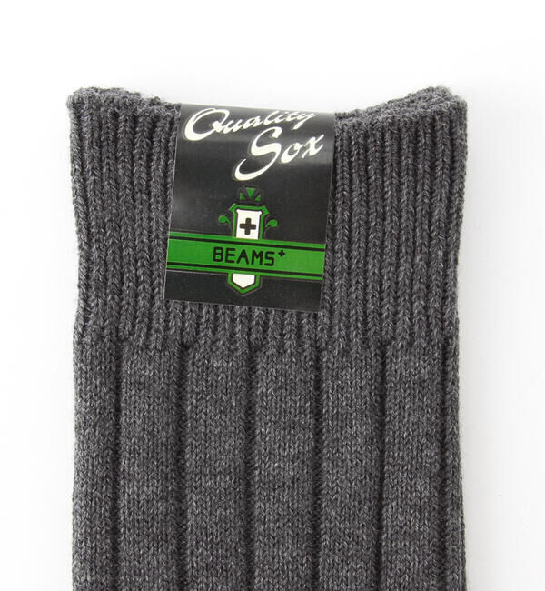 BEAMS PLUS「BEAMS PLUS / ソリッド リブソックス」|ソックス|