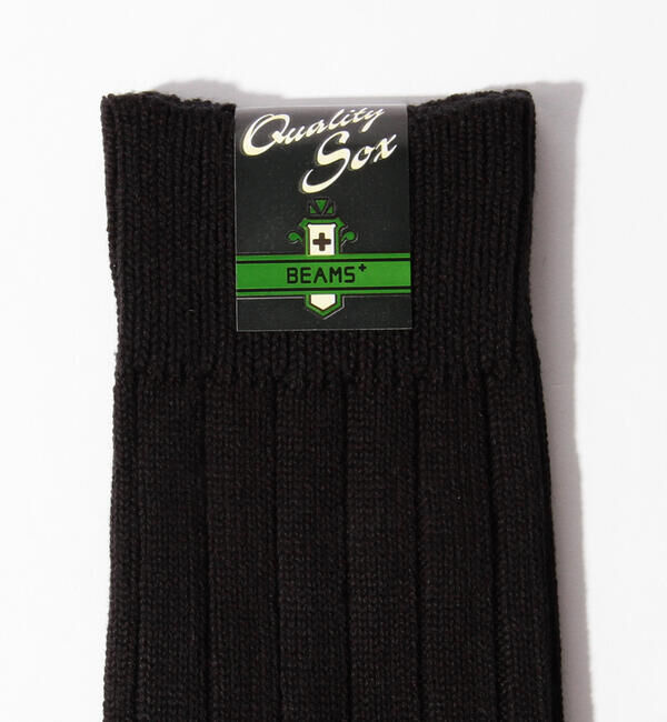 BEAMS PLUS「BEAMS PLUS / ソリッド リブソックス」|ソックス|