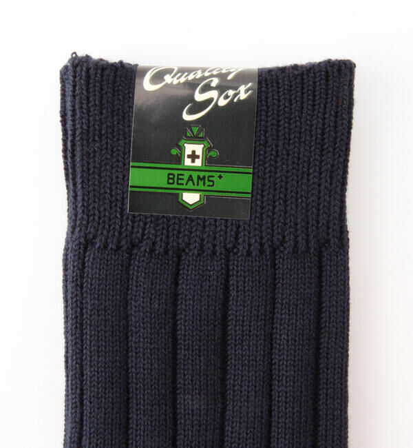 BEAMS PLUS「BEAMS PLUS / ソリッド リブソックス」|ソックス|