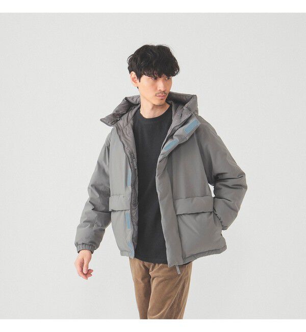 BEAMS「Dermizax (TM) リバーシブル ダウンジャケット」|ブルゾン・スタジャン|
