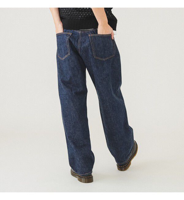 BEAMS「BEAMS / ワイドフィット デニムパンツ」|デニム|INDIGO