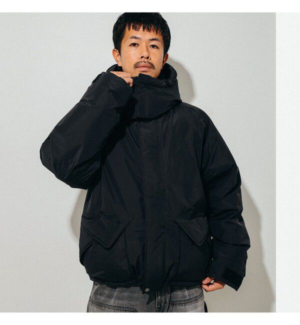 BEAMS「【別注】Marmot / Mammoth Down Short Parka」|ブルゾン・スタジャン|BLACK