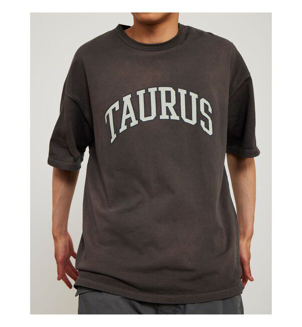 BEAMS「フェード カレッジ Tシャツ」|Tシャツ・カットソー|CHARCOAL.GREY