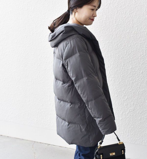 SHIPS for women「*〈手洗い可能〉ショールカラー ミディ ダウン ◇」|その他|