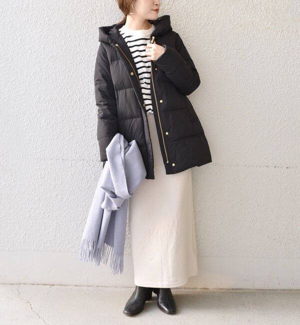 SHIPS for women「*〈手洗い可能〉ショールカラー ミディ ダウン ◇」|その他|