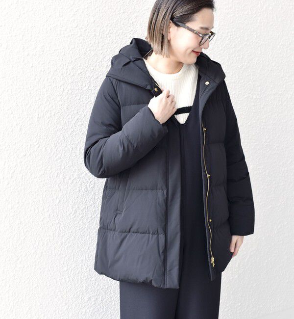 SHIPS for women「*〈手洗い可能〉ショールカラー ミディ ダウン ◇」|その他|