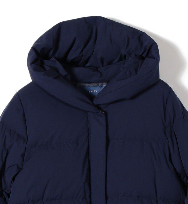 SHIPS for women「*〈手洗い可能〉ショールカラー ミディ ダウン ◇」|その他|