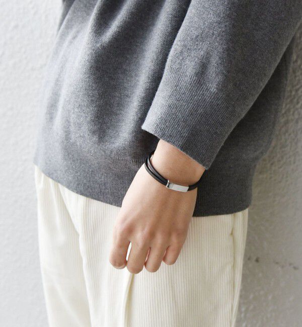 SHIPS any「SHIPS any: レザー マグネット ブレスレット◇」|ブレスレット・バングル|