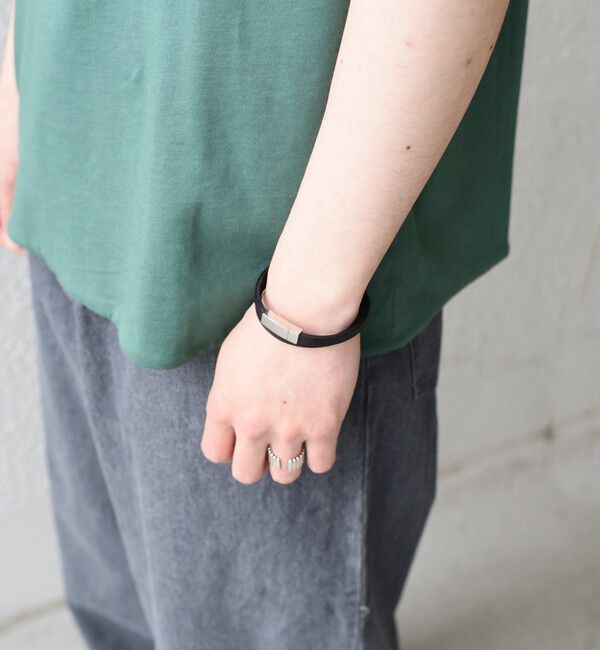 SHIPS any「SHIPS any: レザー マグネット ブレスレット◇」|ブレスレット・バングル|