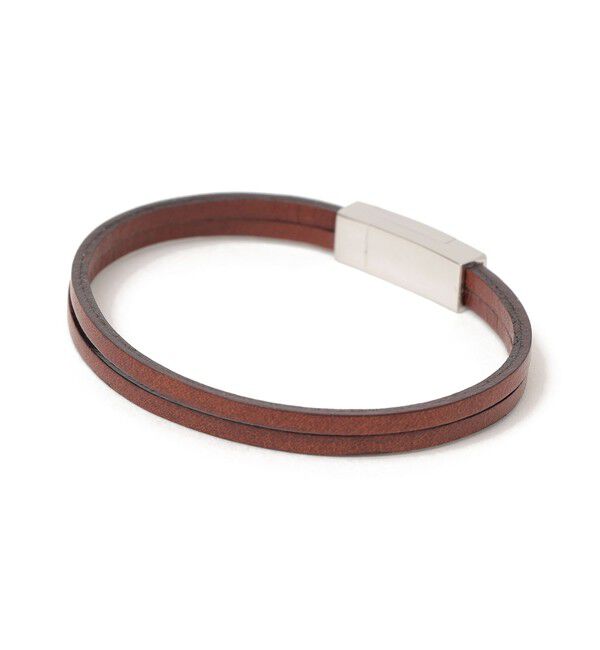 SHIPS any「SHIPS any: レザー マグネット ブレスレット◇」|ブレスレット・バングル|