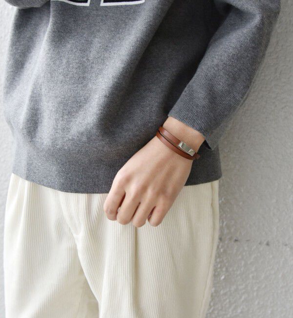 SHIPS any「SHIPS any: レザー マグネット ブレスレット◇」|ブレスレット・バングル|