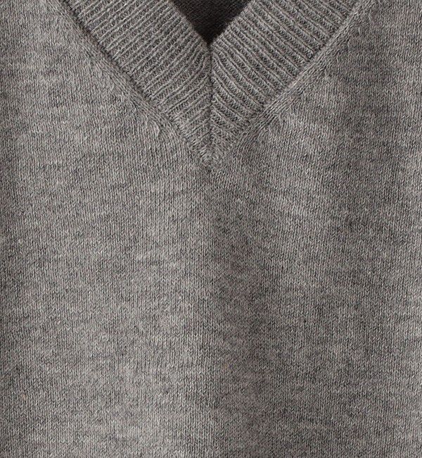 SHIPS KIDS「SHIPS KIDS:100～130cm / 14GG Vネック ベスト」|ベスト・ジレ|