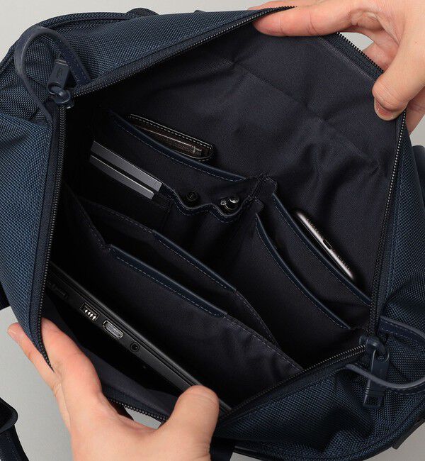 SHIPS「【SHIPS別注】TUMI: 完全別注モデル エクスパンダブル スクエア トートバッグ」|ビジネスバッグ|