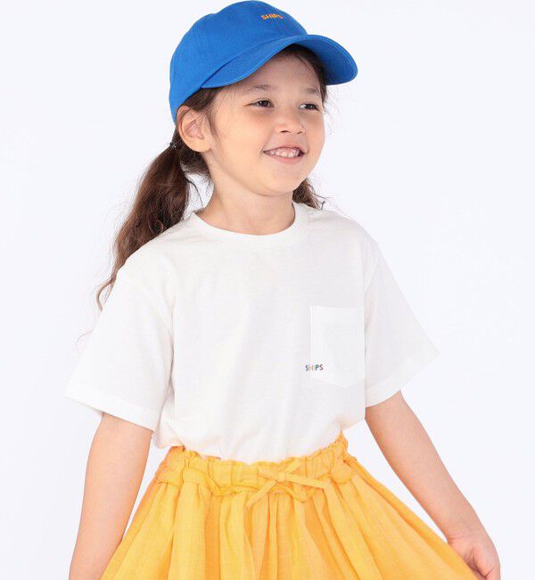 SHIPS KIDS「【WEB限定】SHIPS KIDS:100～160cm /〈家族おそろい〉SHIPS マイクロロゴ TEE」|Tシャツ・カットソー|