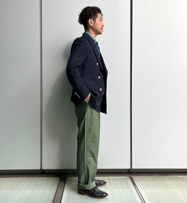 SHIPS「Southwick: PAXTON ウール ネイビー ダブルブレザー」|テーラードジャケット|