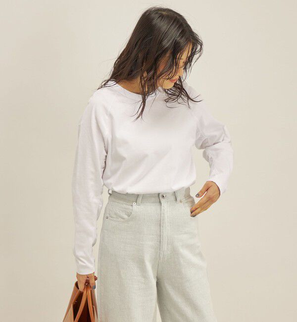 SHIPS for women「ギャザー スリーブ ラグラン TEE◇」|Tシャツ・カットソー|