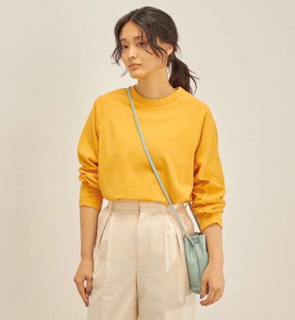 SHIPS for women「ギャザー スリーブ ラグラン TEE◇」|Tシャツ・カットソー|