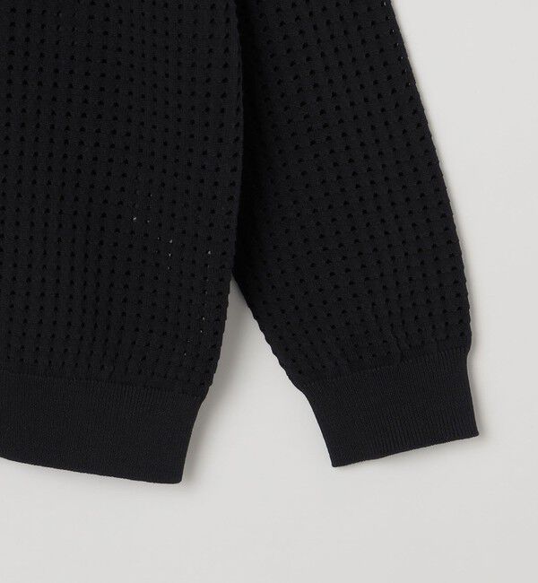 SHIPS「SHIPS:〈手洗い可能〉12ゲージ クロシェライク アイレット カーディガン」|カーディガン|