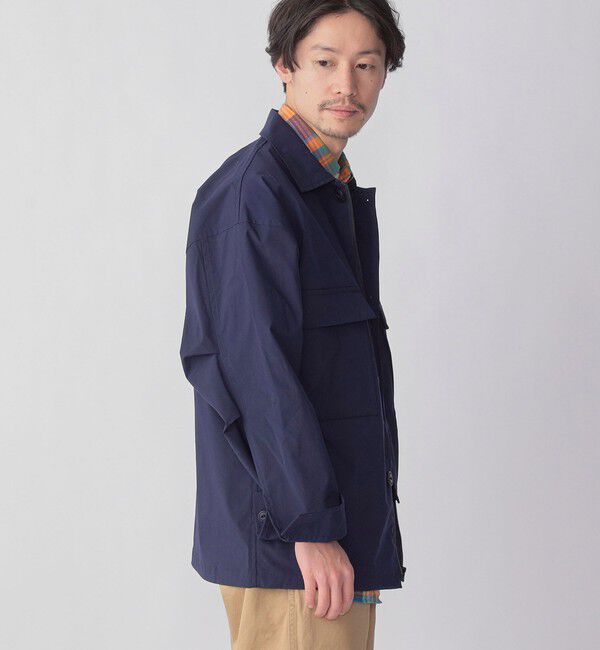SHIPS「【SHIPS別注】+phenix:〈撥水〉ミリタリー/フィッシャーマンシャツ (セットアップ対応)」|ブルゾン・スタジャン|