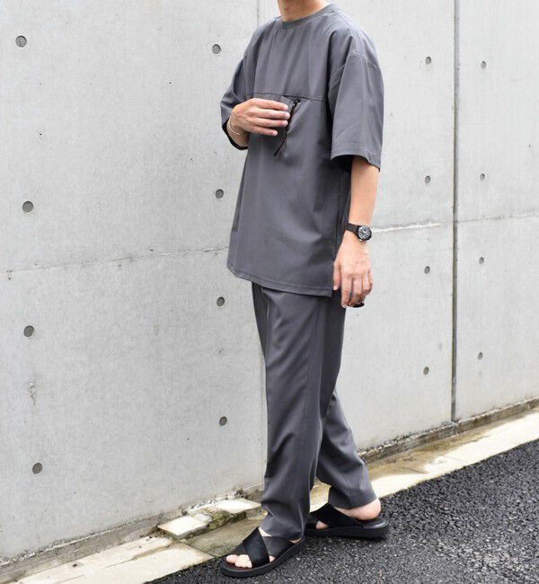 SHIPS any「SHIPS any: COOLMAX（R） サマー プルオーバー Tシャツ (セットアップ対応) 24SS◇」|Tシャツ・カットソー|