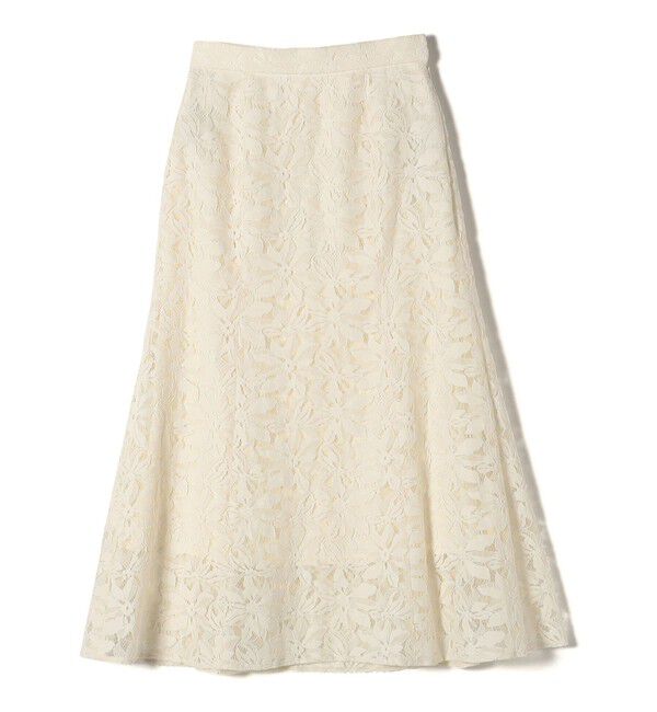 SHIPS for women「〈手洗い可能〉レース マーメイド スカート」|スカート|ナチュラル