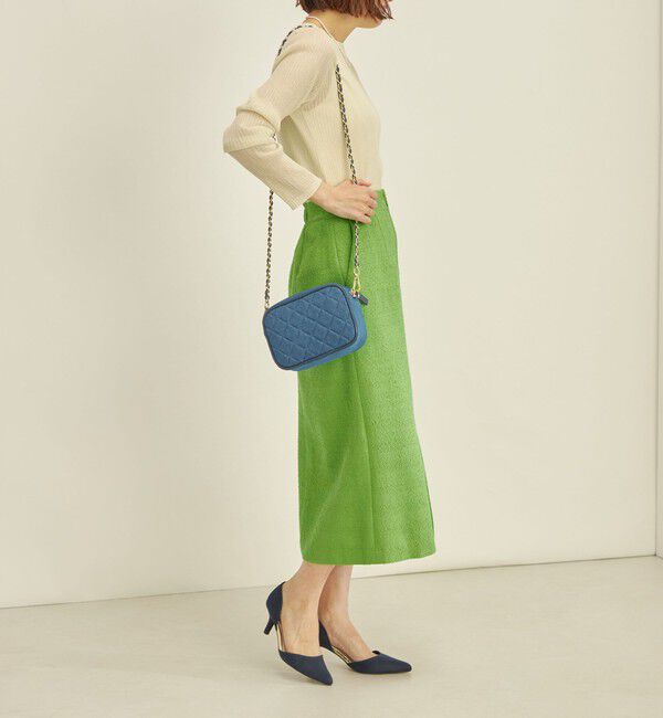 SHIPS for women「〈手洗い可能〉フロント ジップ ツイード タイト スカート」|スカート|