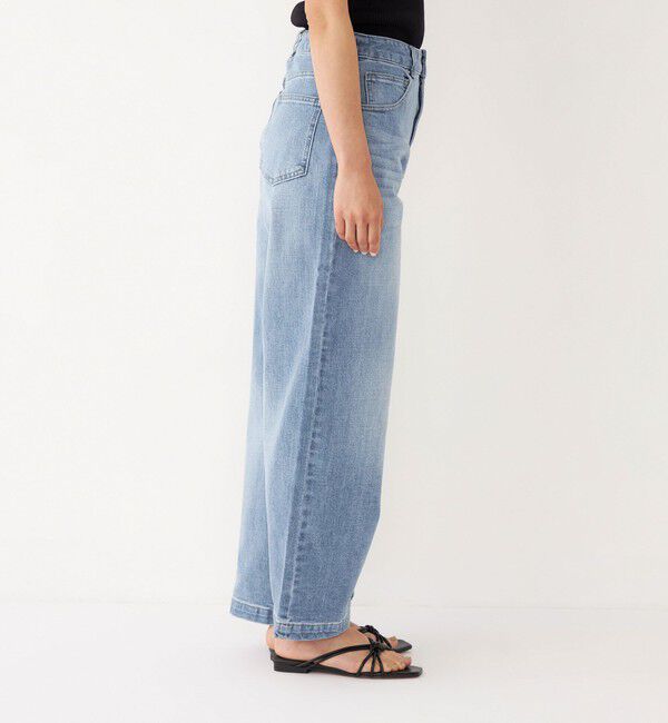 SHIPS Colors 「SHIPS Colors:〈洗濯機可能〉デニム ワイド パンツ3◇」|デニム|