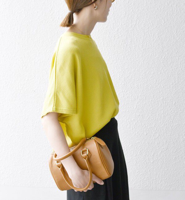 SHIPS any「【WEB限定】SHIPS any:〈洗濯機可能〉ワッフル ワイド TEE」|Tシャツ・カットソー|